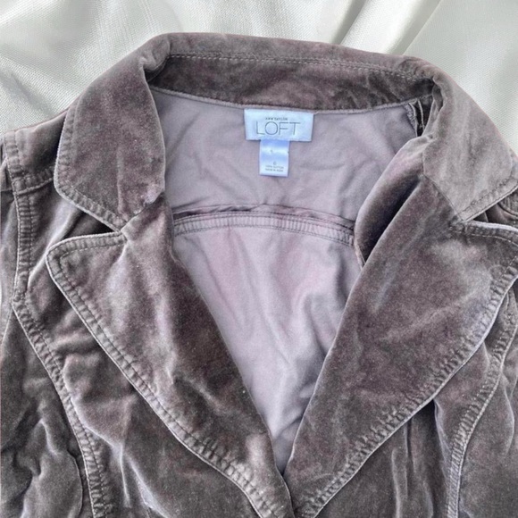 Indie fairy earth toned velvet blazer - Picture 2 of 4